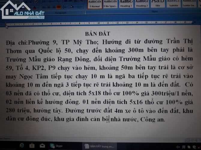 Bán đất P9, gần trung tâm tp mỹ tho, đã có thổ cư xe ô tô vào đến đất - 0