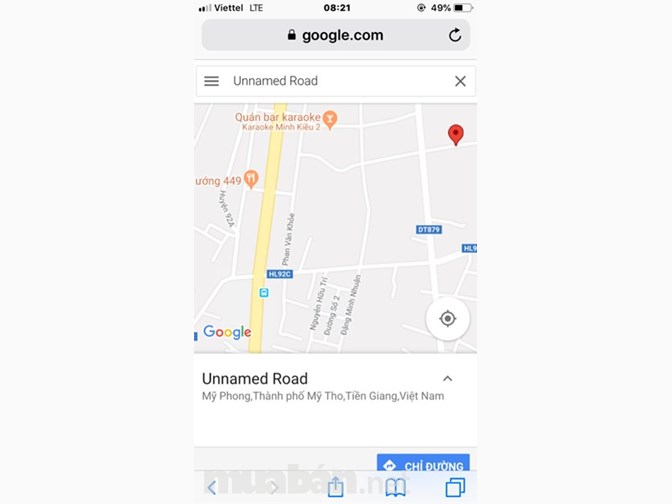 91m đất hẻm Nguyễn Trung Trực, Mỹ Tho