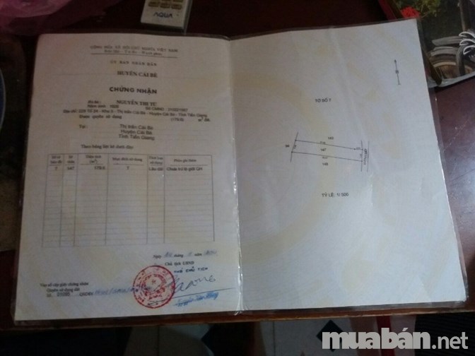 Bán đất mặt tiền đường phạm văn bằng khu 3
