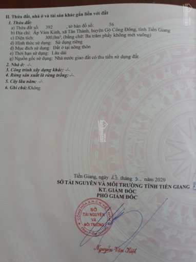bán đất mặt tiền nhựa 12m tân thành gò công đông